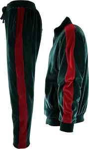 <b>Prime</b> Comfort Lounge Ensemble Relaxed Fit Plain Two Piece <b>Clothing</b> Trendy Minimalist Velvet Track Suit - Product Image 5