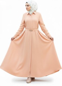Abaya Personalizada para Mujer, Vestido Musulmán Modesto, Manga Larga, Ropa Islámica de Longitud Completa, Fabricante de Abayas Casuales - Product Image 2
