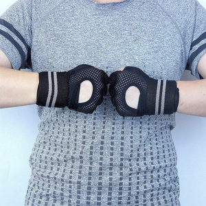 Durable Workout Gloves <b>for</b> <b>Men</b> Women Gym Fitness Weight Lifting Training with Palm Protection and Grip Support Gloves - Product Image 5