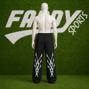 Pantalones Deportivos Holgados para Hombre, Estilo Y2K, Estampado Gráfico, Pierna Ancha, Estilo Hip Hop Gótico, Corte Holgado, Algodón - Product Image 3