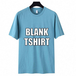 เสื้อยืดคอกลมแขนสั้นผ้าฝ้าย 100% ขายส่ง ทรงปกติ สีพื้น ผ้าเจอร์ซีย์ถัก ดีไซน์เรียบง่าย - Product Image 4