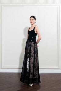 Faldas Maxi al por Mayor para Mujer, Elegantes, SERENE MAXI SKIRT, Cintura Alta, Soporte ODM, Ropa de Mujer 2026 - Product Image 3