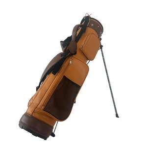 Bolsa de Golf Ligera de Cuero PU – con 3 Divisores, Impermeable, con Soporte, para Hombre y Mujer, con Logotipo Personalizado - Product Image 1