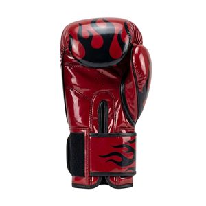Guantes de Boxeo Personalizados con Diseño Gráfico de Llama Roja, Cuero Transpirable, Impresión de Serigrafía a Prueba de Agua, Guantes de Boxeo Premium - Product Image 2
