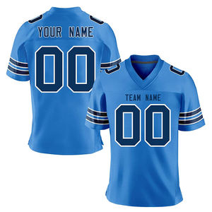 ชุดอเมริกันฟุตบอลแบบระเหิดสำหรับผู้ชายเสื้อแขนสั้นแบบเย็บตะเข็บระบายอากาศได้ดีมีขนาดพิเศษ - Product Image 3