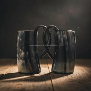 Taza de Cuerno de Búfalo Hecha a Mano Personalizada |   Accesorios de Bar Vikingos al por Mayor - Product Image 6