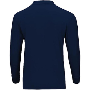 Chemise unisexe à manches longues, motif uni, tissu tricoté, 100% coton - Product Image 2