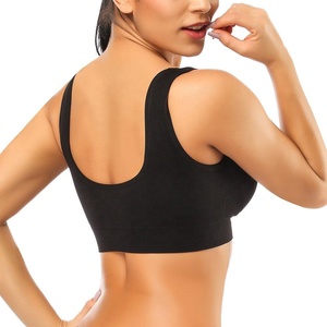 Soutien-gorge de sport OEM sexy, court, respirant, sans armatures, convertible, push-up, avec coussinets, pour le yoga, séchage rapide, débardeur pour femme - Product Image 5