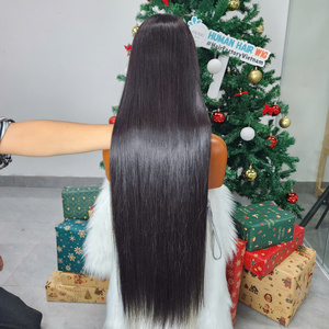 วิกผม 30 นิ้ว แบบปิดหน้าผาก 5*5 ผมตรงแบบโบนสเตรท 30 เส้น ทำจากผมมนุษย์ - Product Image 2