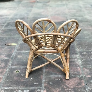 ที่ดีที่สุดขายมือทําหวายดอกไม้เก้าอี้นกยูงสําหรับเด็กทารกเนอสเซอรี่เด็กตกแต่งห้องขายส่ง - Product Image 4