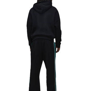 Men's Hooded Tracksuit <b>Set</b> Color Blocking Full Sleeve Drawstring <b>Joggers</b> Casual Athletic Wear Autumn Outfit - Product Image 5