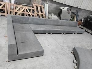 Bordure de jardin incurvée <span class=keywords><strong>en</strong></span> pierre de basalte noir de Zhanjiang pour jardinières, pots de fleurs et bancs d'extérieur - Product Image 5
