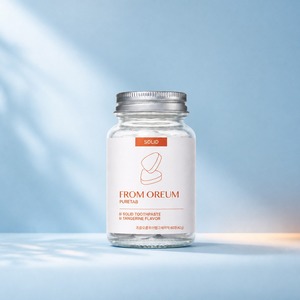 [FROM OREUM] Dentifrice solide en comprimés saveur mandarine de Jeju, 60 comprimés, pour les voyages et les articles de toilette personnels - Product Image 5