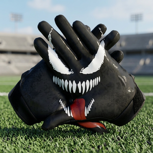 Guantes de Fútbol Americano Empire Feed Personalizados, Ligeros, de Dedo Completo, con Cierre de Gancho y Bucle, de Poliéster/Algodón - Product Image 3
