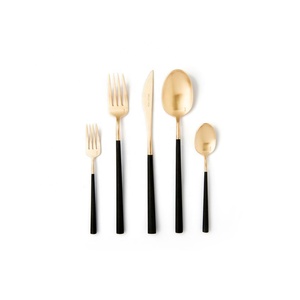 New Modern Luxury Stainless Steel Reusable Matte Polish <b>Flatware</b> Sets for Weddings Business Gifts Party Rentals - Product Image 3