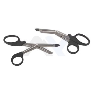 Ciseaux de traumatologie d'urgence en acier inoxydable pour pansements, instruments chirurgicaux, manuels, certifiés conformes aux normes - Product Image 1