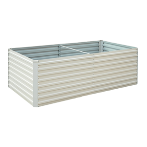 Bac de Jardin Surélevé en Acier Galvanisé Profond, Modulaire, Rectangulaire, Grand Bac à Plantes Métallique pour l'Extérieur, Vente en Gros GB008 - Product Image 1