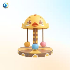 Manège pour enfants résistant aux intempéries, à usage saisonnier, thème Halloween, couleurs vives, entretien facile - Product Image 2