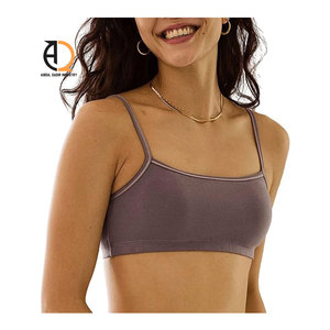 Sujetador Deportivo para Mujer, Ropa de Gimnasio, Secado Rápido, Color Sólido, para Yoga - Product Image 1