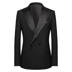 high quality slim fit black luxury regular Men's wedding Tuxedo Suits custom colors and fabric