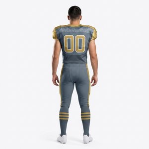 Custom American Football Uniform Flexible Fit <b>Athletic</b> Gear New Style OEM Service Custom Brand Logo High Quality Material - Product Image 2