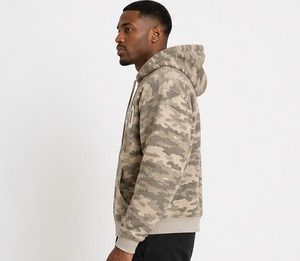 Custom Full Zip <b>Camo</b> <b>Hoodie</b> <b>for</b> <b>Men</b> 100% Cotton Heavyweight Fleece Sweatshirt Camouflage Zip Up <b>Hoodie</b> Oversized <b>Camo</b> Zip Up - Product Image 3