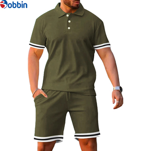 Conjunto de Pantalones Cortos Polo Cómodos y Transpirables Unisex, Nueva Colección de Verano, Conjunto Deportivo Personalizado para Hombre, Talla Grande - Product Image 5