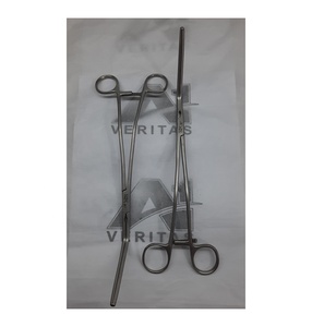 Juego de instrumentos cardiovasculares de pinzas hemostáticas tangenciales atraumáticas Satinsky DeBakey de calidad superior, pinzas hemostáticas de - Product Image 5