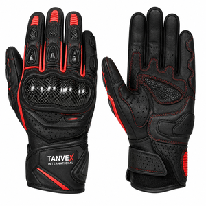 Gants de moto sportifs personnalisés, très demandés, pour motocross, conduite tout-terrain, en cuir imperméable, compatibles écran tactile, doigts entiers - Product Image 6