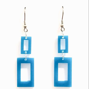 ต่างหูเรซิ่นดีไซน์โบฮีเมียนถักมือ สีสันสดใส เหมาะสำหรับวันพักผ่อน น้ำหนักเบา งานฝีมือประณีต เครื่องประดับแฟชั่น สวยสง่า สไตล์อินเดีย - Product Image 1