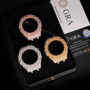 Custom GA2100 Compatible Watch Iced Out Bezel Stainless Steel Luxury Style GA2100 Style Custom Watch Steel <b>Case</b> Iced Out Premium - Product Image 2