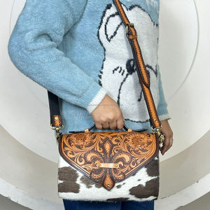 Bolsos de Mano de Cuero Vacuno Hechos a Mano con Diseño de Última Moda 2025, Bolsos de Diseñador y Bolsos Cruzados, Bolso de Hombro Grande de Moda para Mujer - Product Image 4