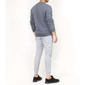 Sudadera personalizada unisex de cuello redondo, de lujo, con bordado, de felpa francesa, de alta calidad, de algodón mezclado, para hombre. - Product Image 2