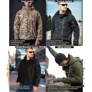 เสื้อแจ็คเก็ตฤดูหนาวสำหรับกิจกรรมกลางแจ้ง  เสื้อแจ็คเก็ตสำหรับผู้ชายสำหรับการล่าสัตว์  ผ้ากันลม  เสื้อแจ็คเก็ตสำหรับผู้ชายสำหรับการล่าสัตว์ - Product Image 5