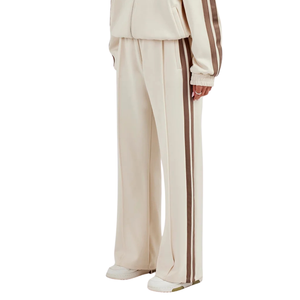 Women Full <b>Zip</b> Tracksuit Set Stand Collar Track Top Contrast <b>Side</b> Stripe Straight Leg <b>Trousers</b> Daily Two Piece Streetwear Outfit - Product Image 4