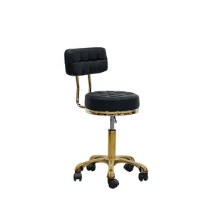 Cadeira De Barbeiro Chaise De Barbier Professionnel Antique Pompe Hydraulique En Cuir Synthétique Salon De Coiffure Chaise Pour Hommes