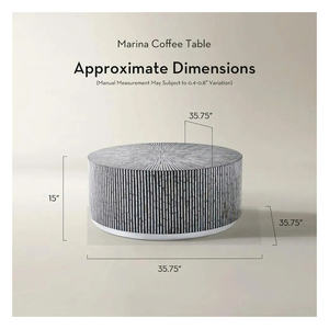 Pièce de mobilier de luxe élégante pour salons chics, chambres ou décoration de galerie – Superbe table d'appoint avec incrustation de nacre - Product Image 4