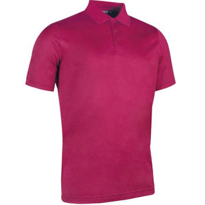 Chemise décontractée slim fit à manches courtes pour homme, en coton Pima de luxe, anti-plis, avec impression personnalisée et broderie de logo - Product Image 2