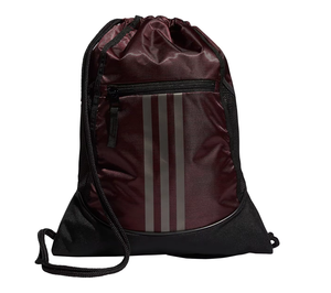 Sac à dos marron avec cordon de serrage, trois bandes et poche zippée, pour adultes, unisexe, pour les arts martiaux et les sports - Product Image 1