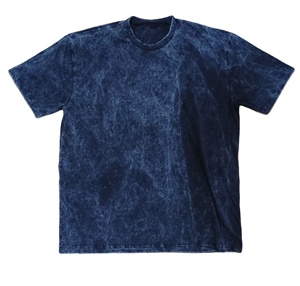 Camisetas Vintage Unisex de Algodón Peinado 100% Personalizadas al por Mayor de 220 g, Camiseta de Cuello Redondo con Lavado Ácido para Hombre, Logotipo Personalizado - Product Image 4