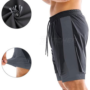 Pantalones Cortos Deportivos para Hombre de Alta Calidad, Secado Rápido, Tela Elástica, para Gimnasio y Ropa Deportiva - Product Image 6