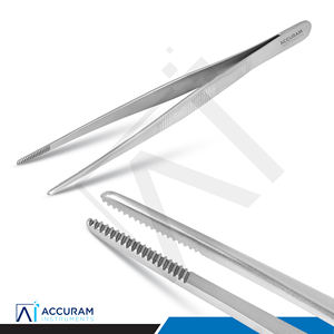 Pinzas de Disección Accuram, Pinzas de Acero Inoxidable de 2.2 mm con Punta Serrada, Pinzas Quirúrgicas Dentales para Tejido, Instrumento Médico con Certificación CE - Product Image 6