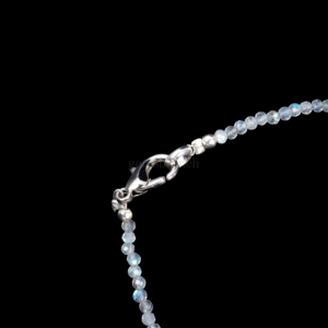 Pulsera de Labradorita Natural con Cuentas de 2MM, Pulsera de Piedras Preciosas de Labradorita Redondas Microfacetadas para Mujer, Joyería de Cristal Curativa al por Mayor - Product Image 2