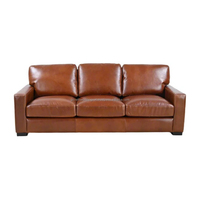 Sofá de cuero de nuevo diseño Chesterfield de 3 plazas marrón claro de calidad superior para uso en comedor y sala de estar sofá superior 2025 sofá