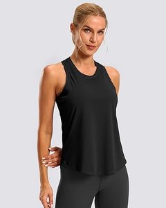 Débardeur sans manches en tricot noir pour femme, col rond, couleur unie, avec poches, en coton respirant - Product Image 6
