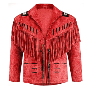 High Quality Men's Slim Fit <b>Western</b> Leather <b>Jacket</b> Windproof Waterproof Breathable <b>Western</b> <b>Jacket</b> Leather Fashion Wear - Product Image 1