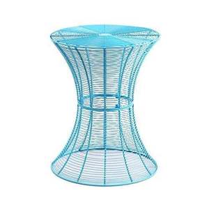 Mesa de Centro de Diseño Geométrico de Alambre Metálico, Mesa Auxiliar para Sala de Estar, Hogar, Hotel, Oficina, Mueble Decorativo Moderno y Duradero - Product Image 4