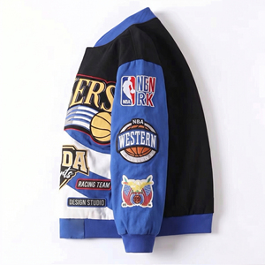 Custom Fashion Cotton Breathable Sustainable <b>Racing</b> <b>Jacket</b> Men Streetwear Outerwear Embroidered Logos Summer Winter Street Motor - Product Image 2