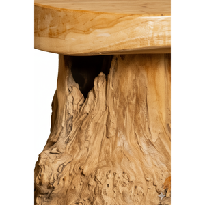 Pouf ARTERRA de style rustique haut de gamme pour hôtel, appartement, entrepôt – Tabouret en racine de teck fait main, durable et écologique - Product Image 2