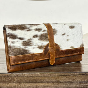2026 High Quality Genuine Cowhide Leather <b>Wallets</b> for Women Slim <b>Wallet</b> <b>Trifold</b> Hot Selling Leather Western Clutch Purse <b>Wallets</b> - Product Image 5